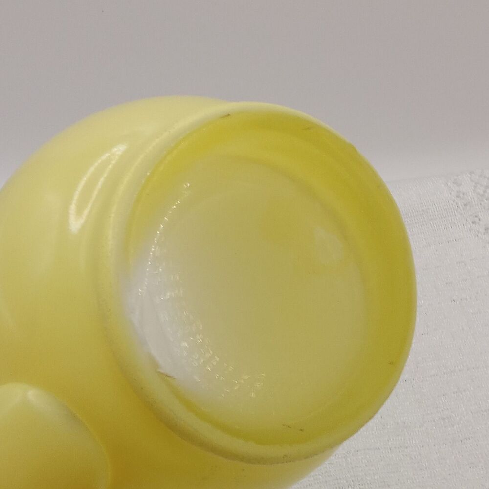 BLENDO Yellow MCM Glass Pitcher 24 OZ Ombre Ice Lip 9 inch - Picture 10 of 11